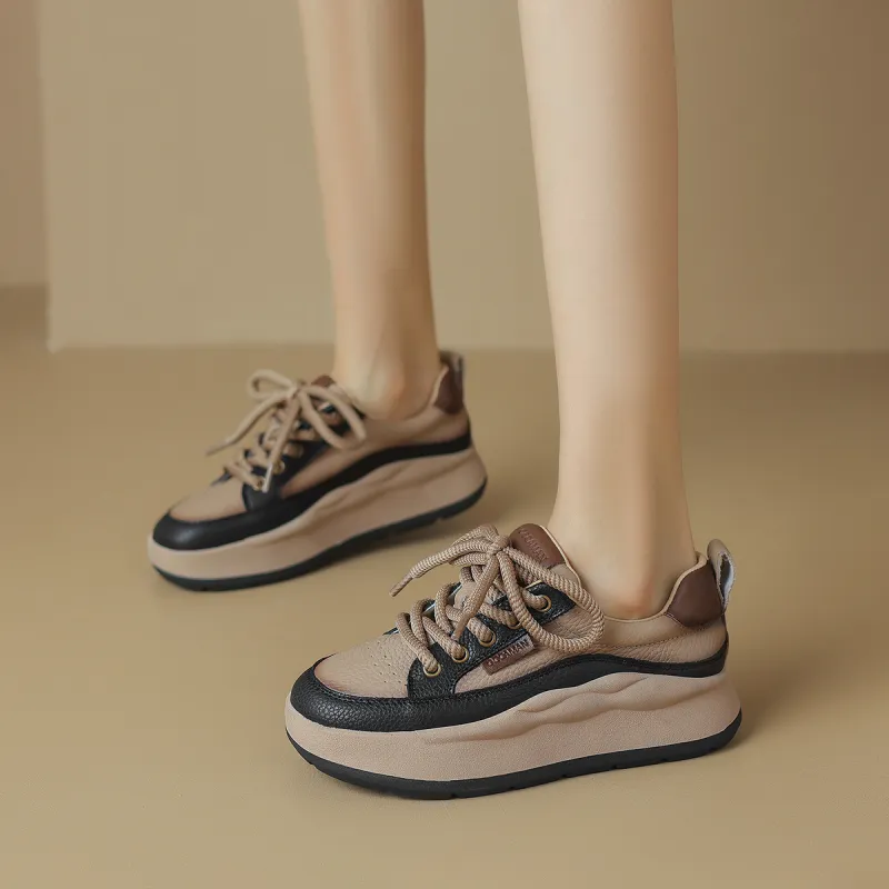 OCCAMAN Low-Top Skateboard Shoes 4.5cm Women's-2