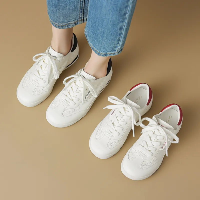 OCCAMAN German Army Trainers Breathable And Lightweight Low Top Casual Shoes Women's-10