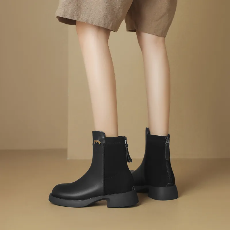 OCCAMAN Ankle Boots 3.5cm Women's-5