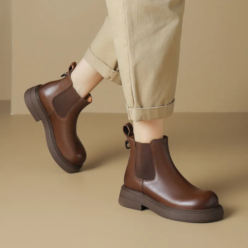 OCCAMAN Short Chelsea Boots 4.5cm Women's-10