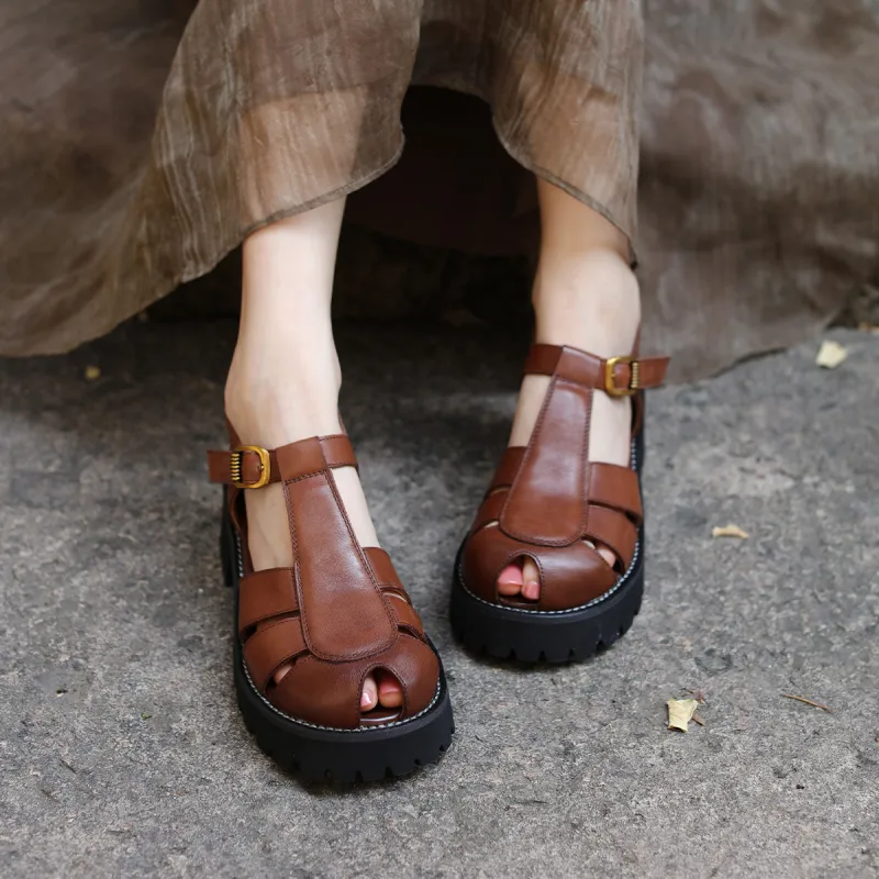 OCCAMAN Roman Sandals 5cm Women's-7