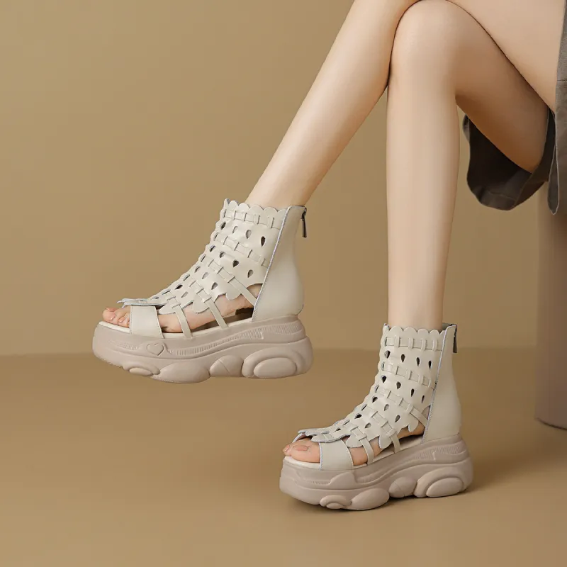 OCCAMAN Roman Sandals 7cm Women's-2