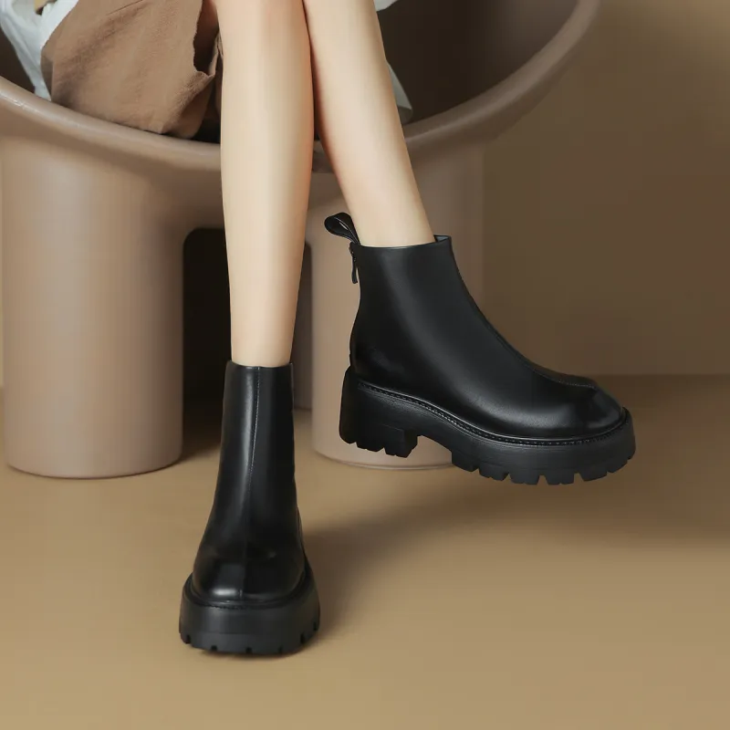 OCCAMAN Short Chelsea Boots 6.3cm Women's-2