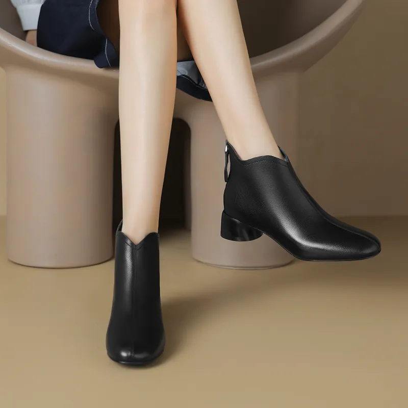 OCCAMAN Ankle Boots 4cm Women's-3