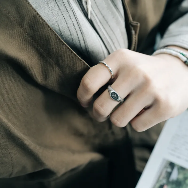 RONIN MADE 925 Sterling Silver Rings Unisex-4