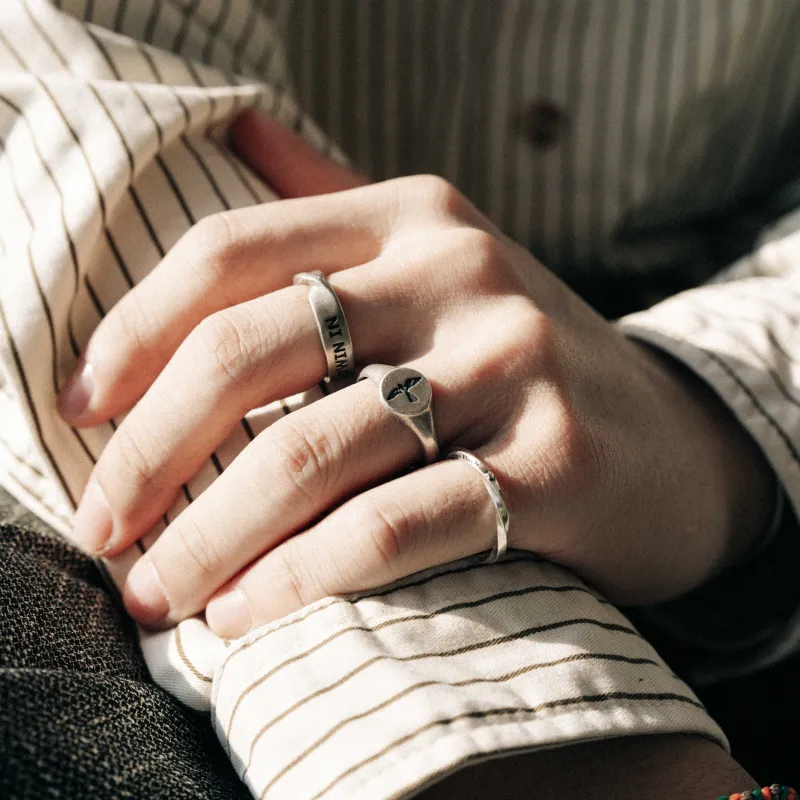 RONIN MADE 925 Sterling Silver Rings Unisex-2