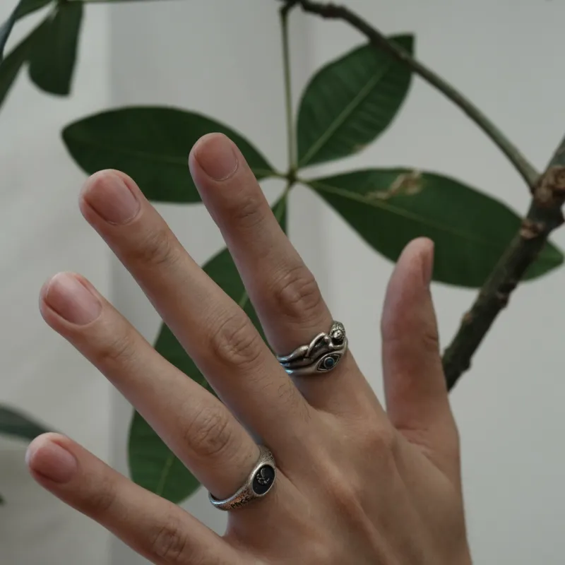 RONIN MADE 925 Sterling Silver Rings Unisex-2