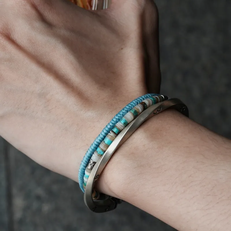 RONIN MADE 925 Sterling Silver Bangles Unisex-3