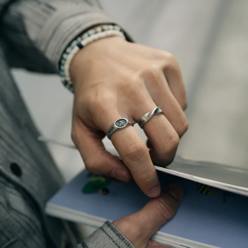 RONIN MADE 925 Sterling Silver Rings Unisex-3