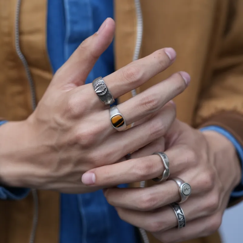 RONIN MADE S925 Silver Rings Unisex-4