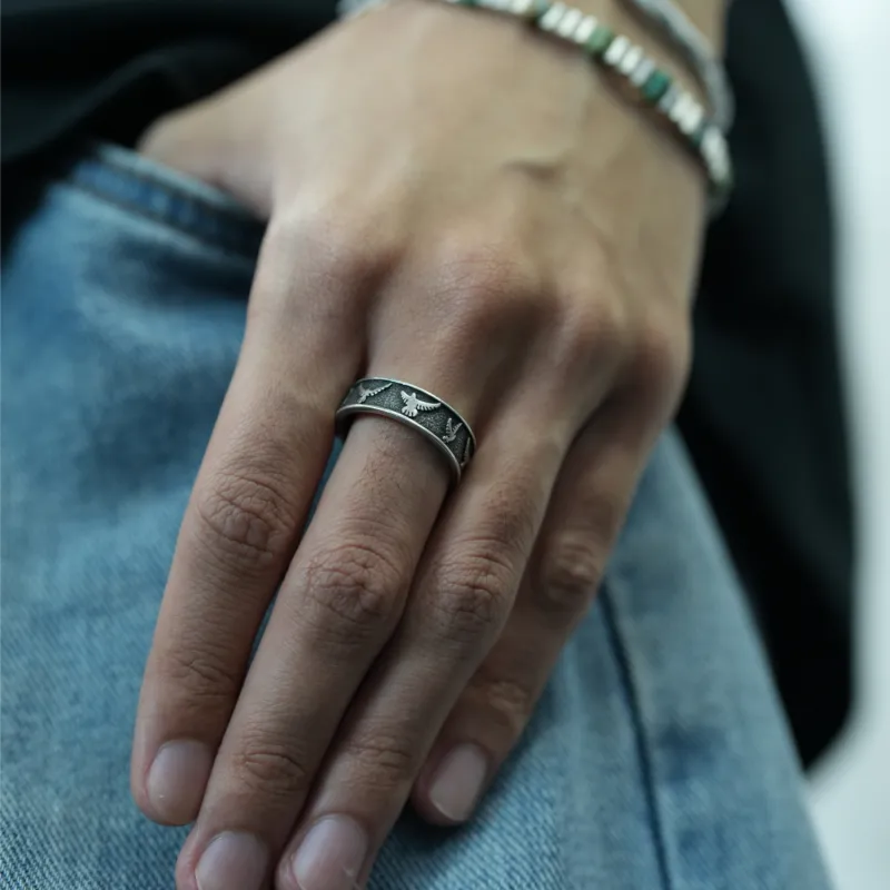 RONIN MADE 925 Sterling Silver Rings Unisex-1