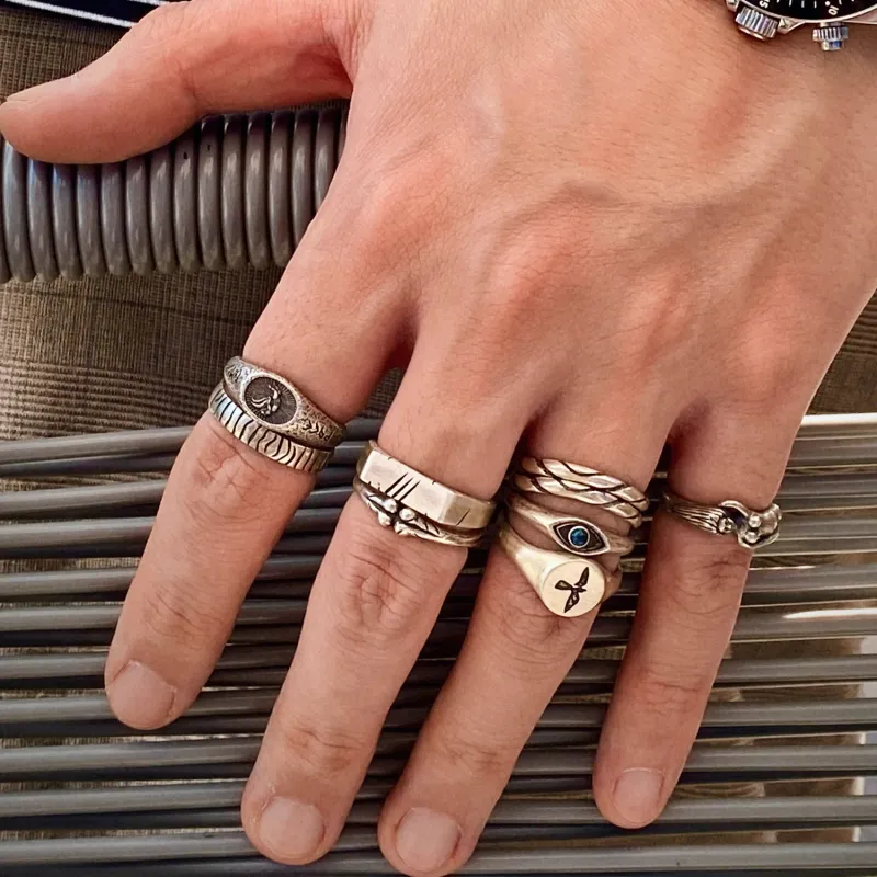 RONIN MADE 925 Sterling Silver Rings Unisex-2