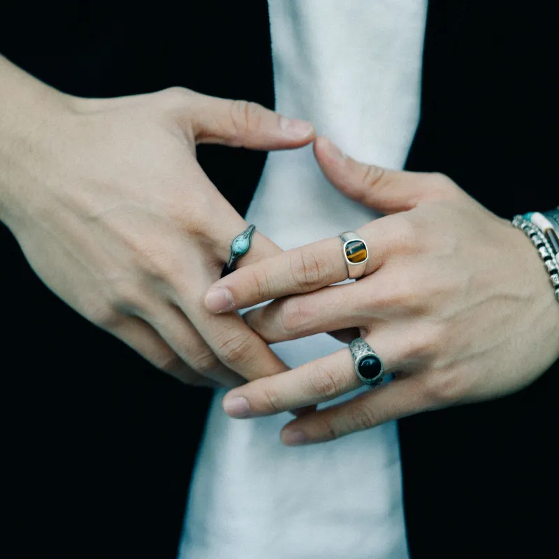 RONIN MADE 925 Sterling Silver Rings Unisex-1