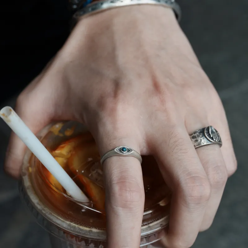 RONIN MADE 925 Sterling Silver Rings Unisex-3