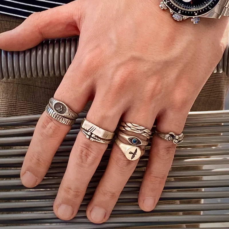 RONIN MADE 925 Sterling Silver Rings Unisex-1