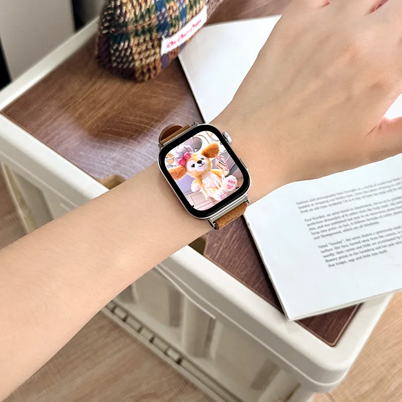 CHUANGYIDA Xiaomi Compatibility Watch Band 145~210mm Artificial Leather Material-5