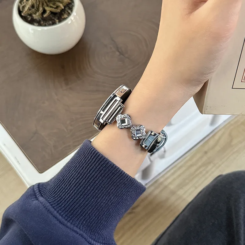 CHUANGYIDA Huawei Compatibility Watch Band 145~210mm Artificial Leather Material-13