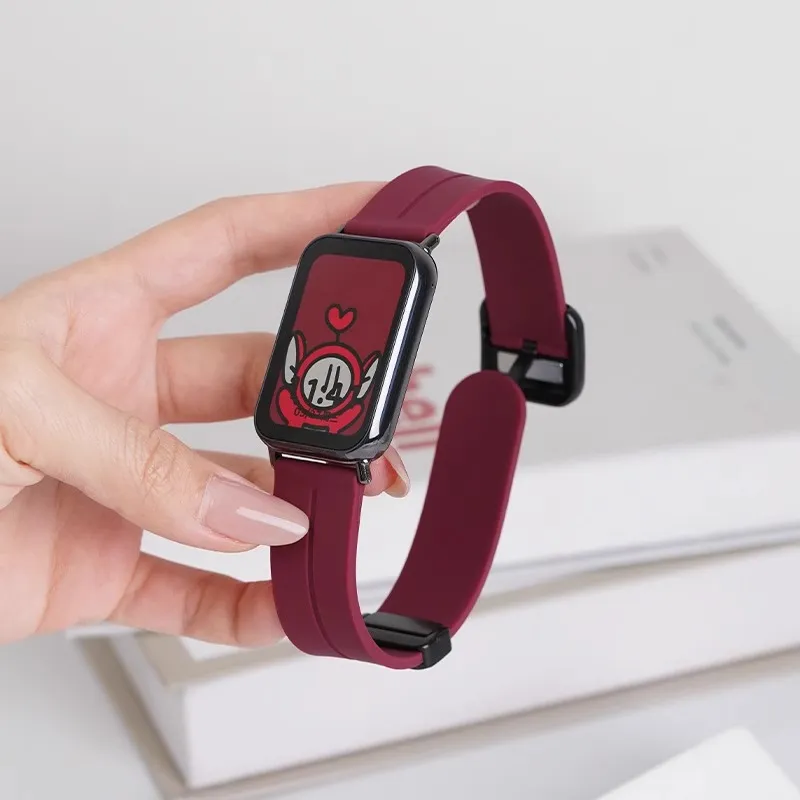 CHUANGYIDA Xiaomi Compatibility Watch Band 145~210mm Silicone Material-3