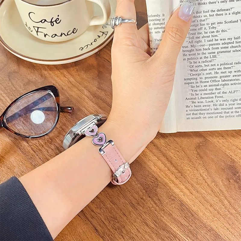 CHUANGYIDA OPPO Compatibility Watch Band 145~210mm Artificial Leather Material-7