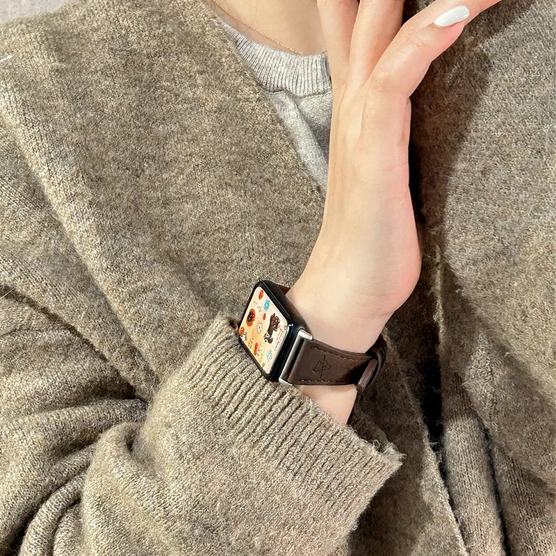 CHUANGYIDA Xiaomi Compatibility Watch Band 145~210mm Suede Material-4