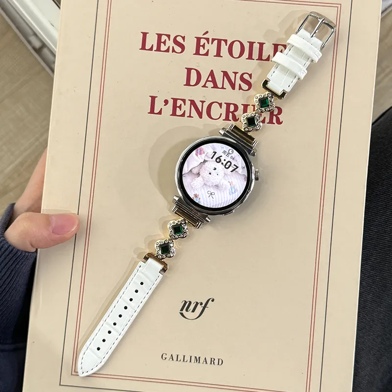CHUANGYIDA Huawei Compatibility Watch Band 145~210mm Artificial Leather Material-26