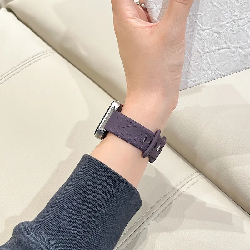 CHUANGYIDA Huawei Compatibility Watch Band 145~210mm Silicone Material-3