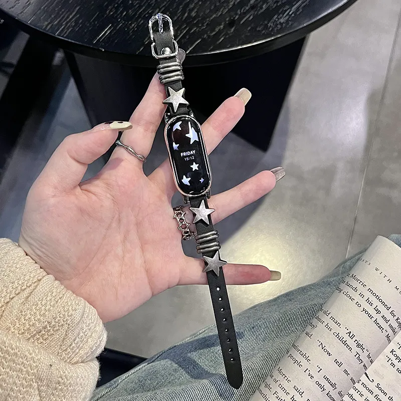 CHUANGYIDA Xiaomi Compatibility Watch Band 145~210mm Leather-6