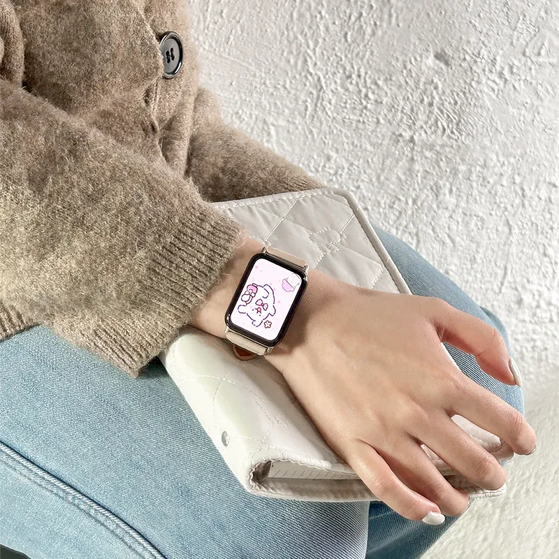 CHUANGYIDA Xiaomi Compatibility Watch Band 145~210mm Suede Material-10