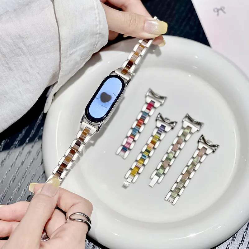 CHUANGYIDA Xiaomi Compatibility Watch Band 135 200mm Steel, Resin Material-10