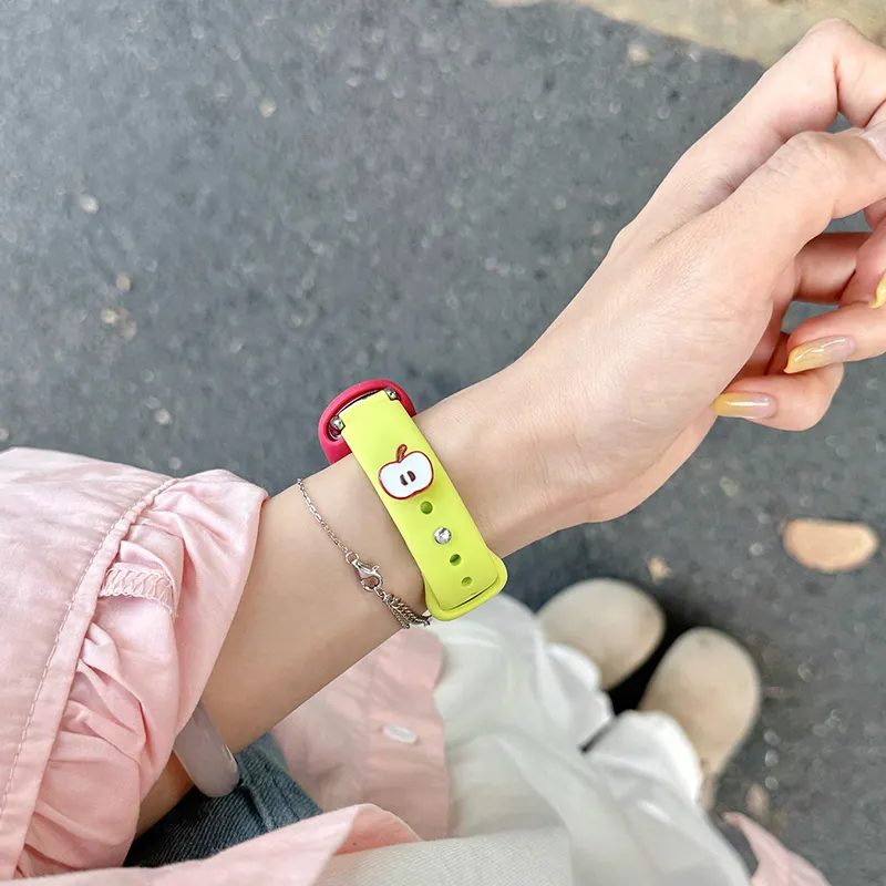 CHUANGYIDA Xiaomi Compatibility Watch Band 135 200mm Silicone Material-3