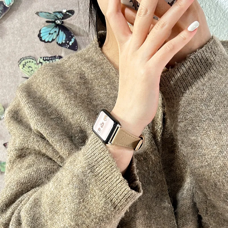 CHUANGYIDA Xiaomi Compatibility Watch Band 145~210mm Suede Material-20