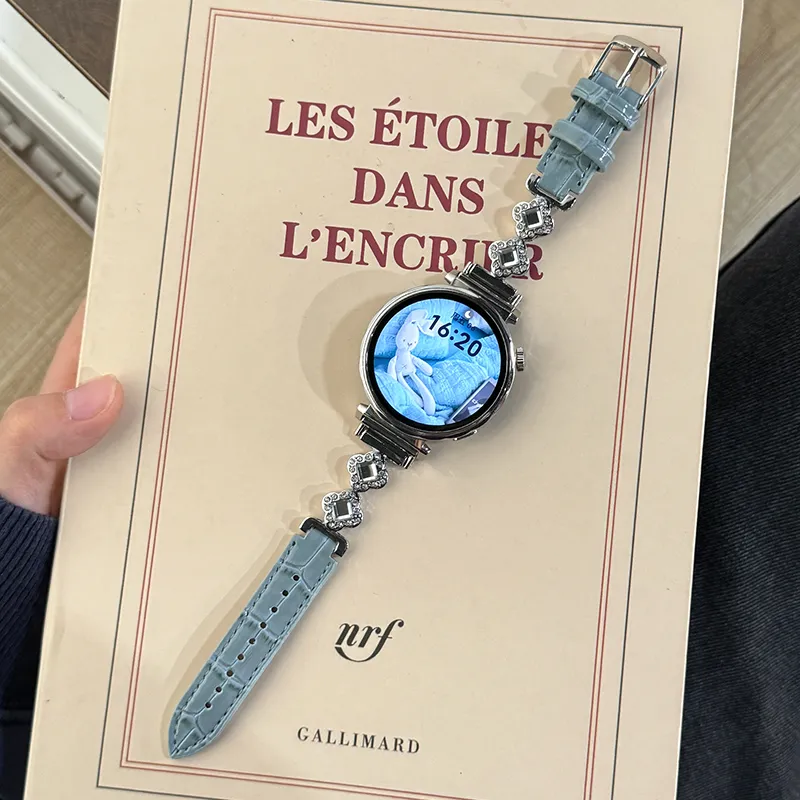 CHUANGYIDA Huawei Compatibility Watch Band 145~210mm Artificial Leather Material-11