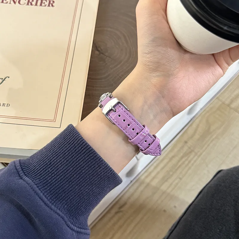 CHUANGYIDA Huawei Compatibility Watch Band 145~210mm Artificial Leather Material-17