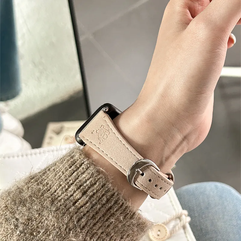 CHUANGYIDA Xiaomi Compatibility Watch Band 145~210mm Suede Material-7
