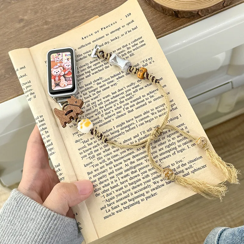CHUANGYIDA Huawei Honor Compatibility Watch Band 145~200mm Made Of Wood-7