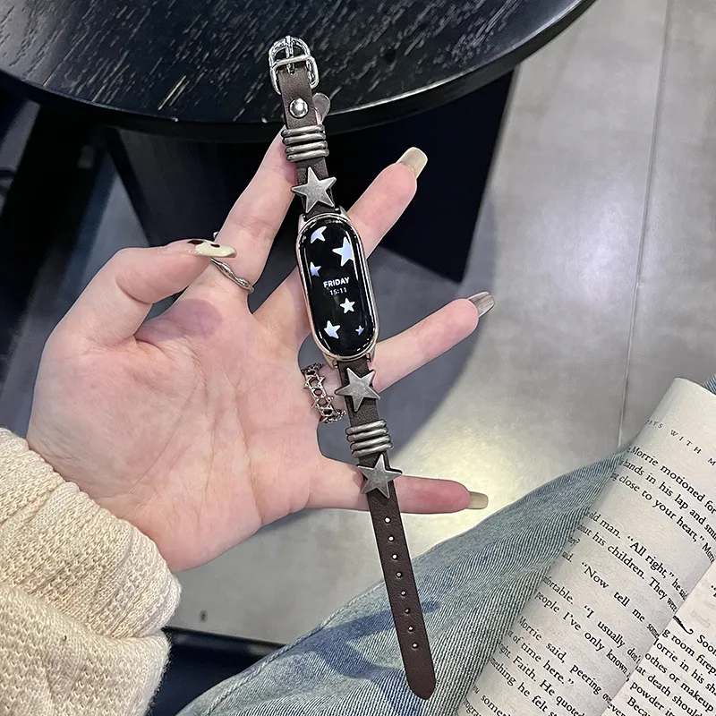 CHUANGYIDA Xiaomi Compatibility Watch Band 145~210mm Leather-8