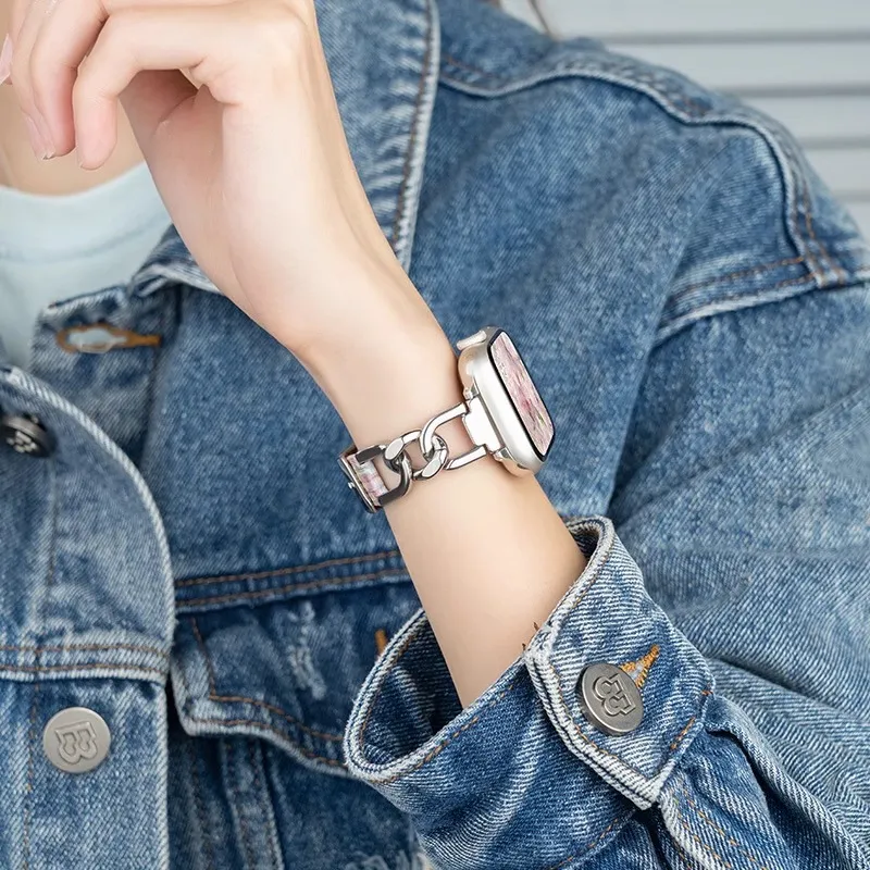 CHUANGYIDA Watch Bands Single Breasted PVC Leather Unisex-7