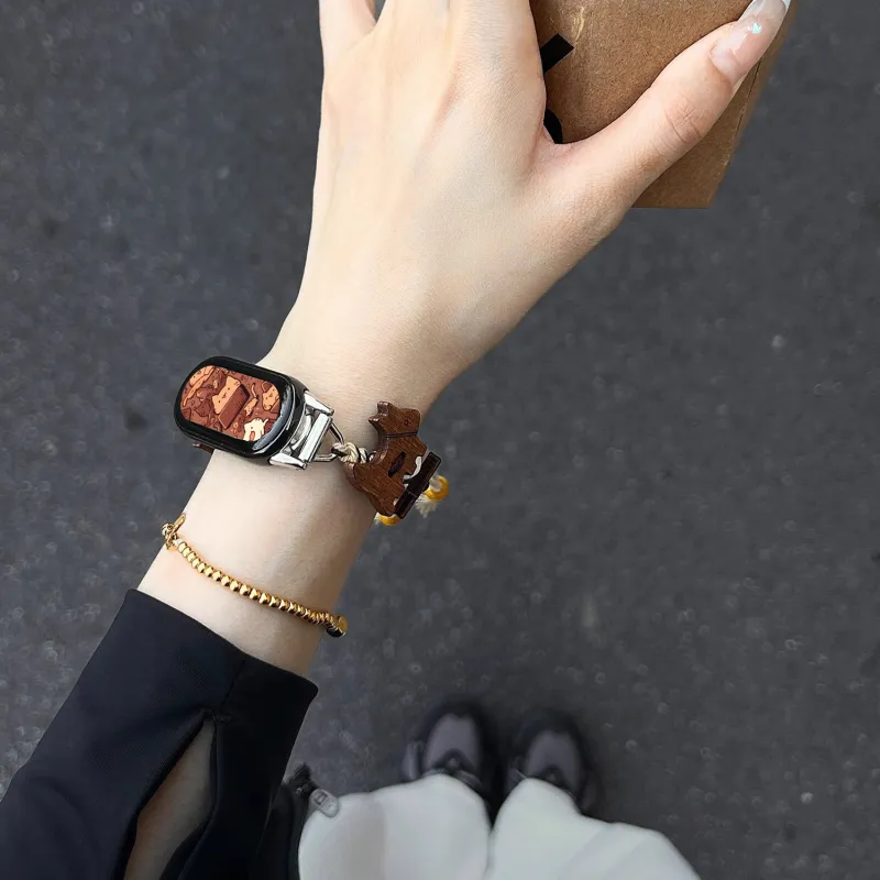 CHUANGYIDA Xiaomi Compatibility Watch Band 145~190mm Made Of Wood-3