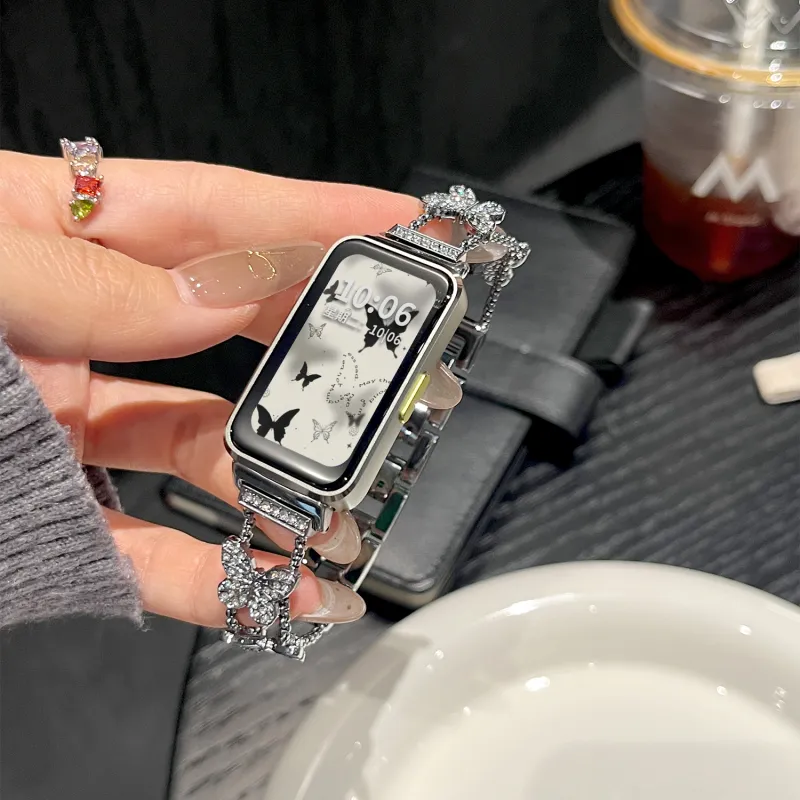 CHUANGYIDA Huawei Honor Compatibility Watch Band 135 200mm Metal-3
