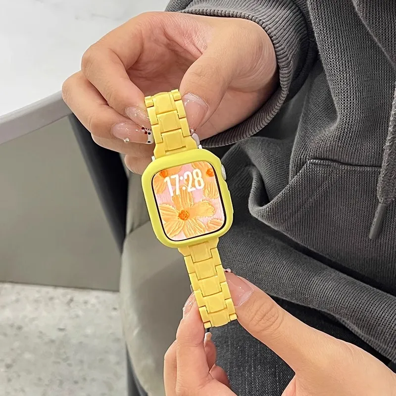 CHUANGYIDA Apple Compatibility Watch Band 145~208mm PC Material-5