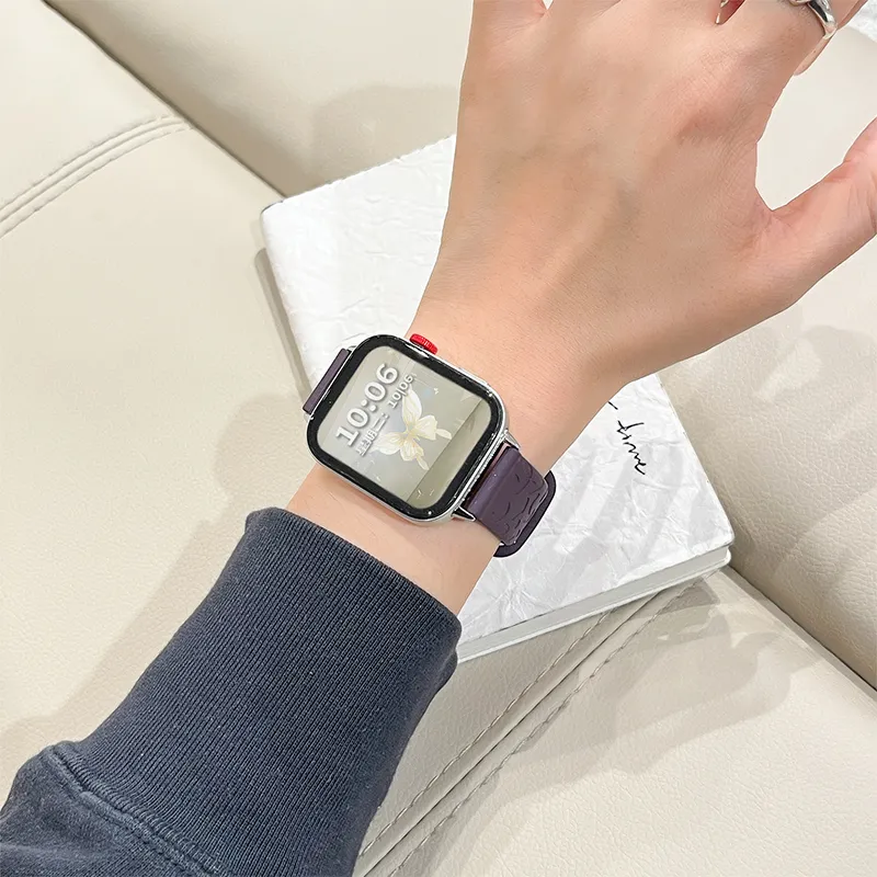 CHUANGYIDA Huawei Compatibility Watch Band 145~210mm Silicone Material-2