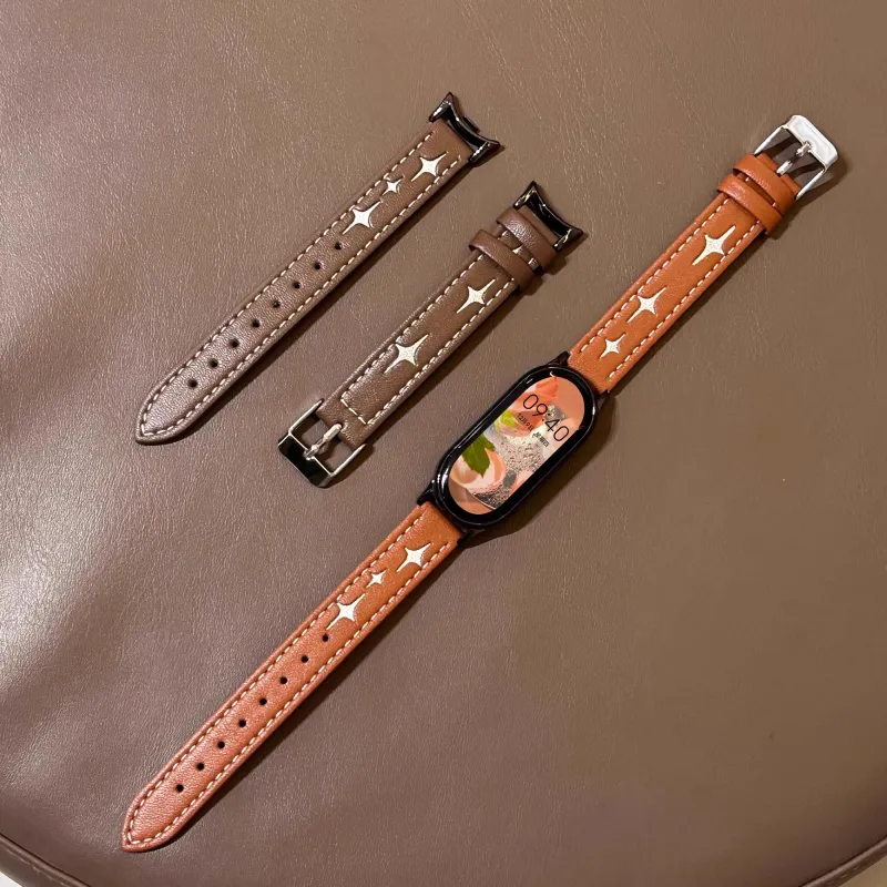CHUANGYIDA Xiaomi Compatibility Watch Band 145~208mm Artificial Leather Material-2