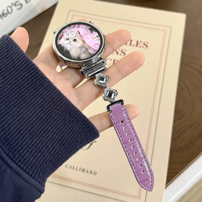 CHUANGYIDA Huawei Compatibility Watch Band 145~210mm Artificial Leather Material-19