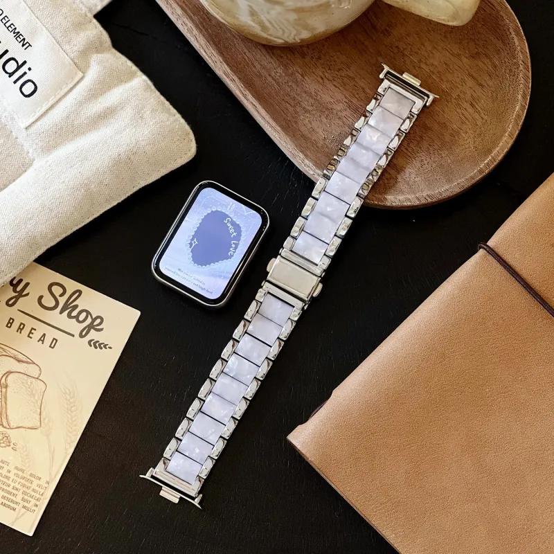 CHUANGYIDA Watch Band Xiaomi Red Beige Compatibility 135 210mm Resin Material-1