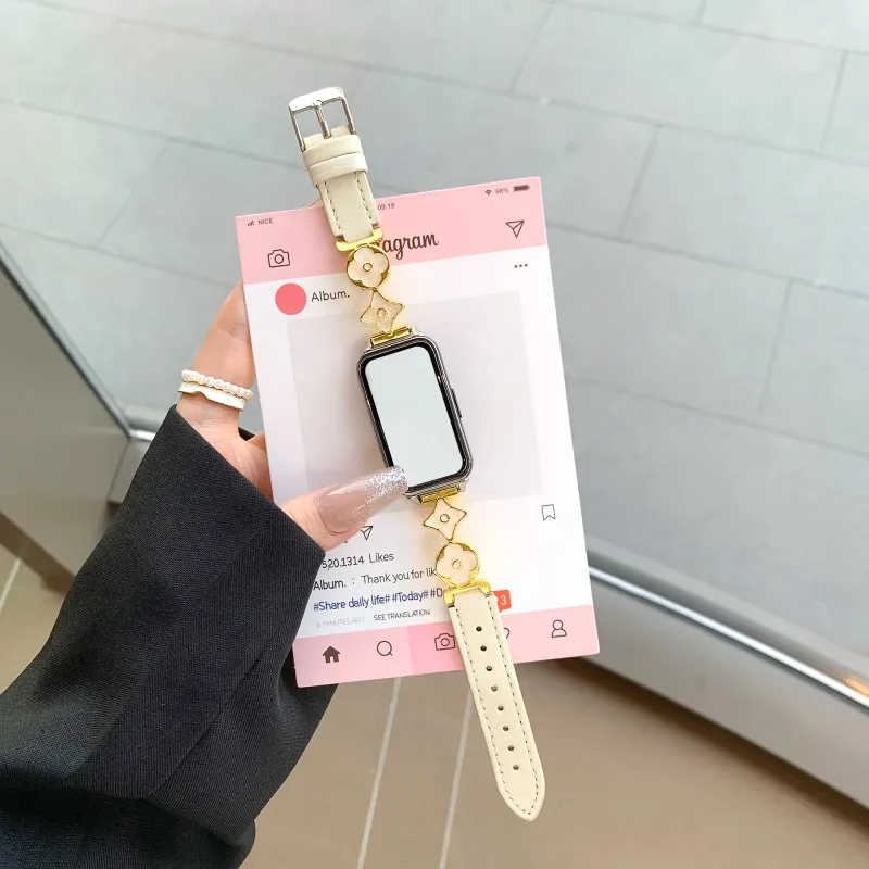 CHUANGYIDA Xiaomi Compatibility Watch Band 145~210mm Artificial Leather Material-9