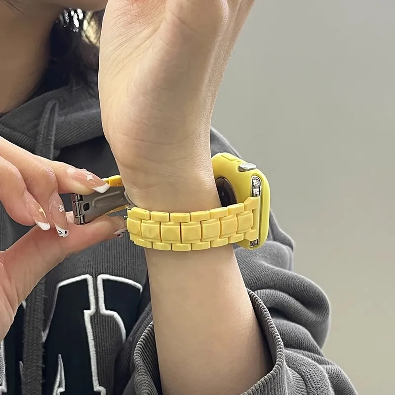 CHUANGYIDA Apple Compatibility Watch Band 145~208mm PC Material-4