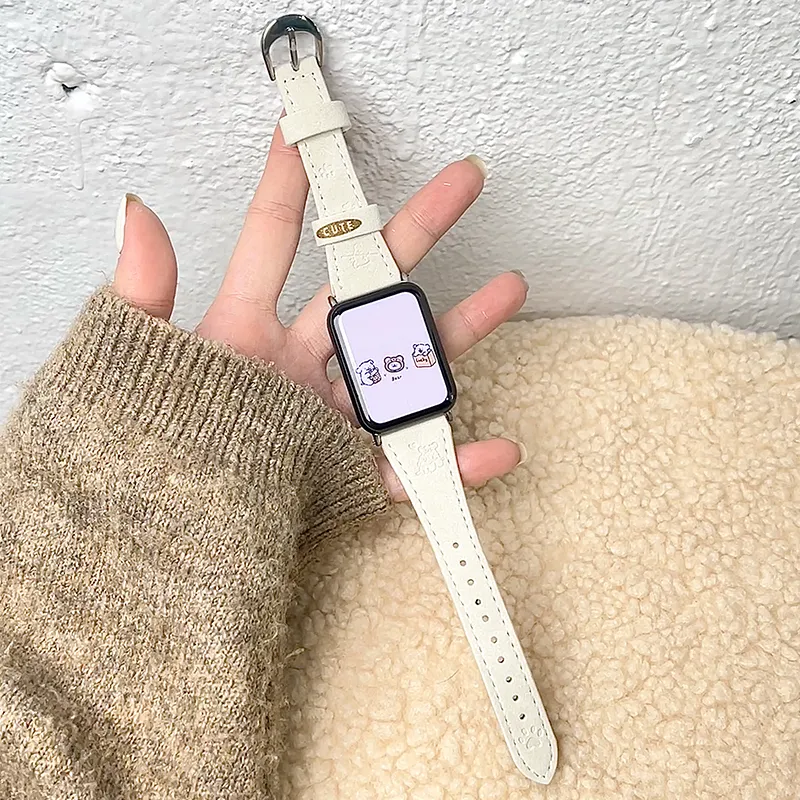 CHUANGYIDA Xiaomi Compatibility Watch Band 145~210mm Suede Material-12