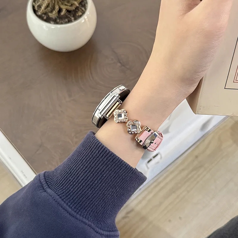 CHUANGYIDA Huawei Compatibility Watch Band 145~210mm Artificial Leather Material-3