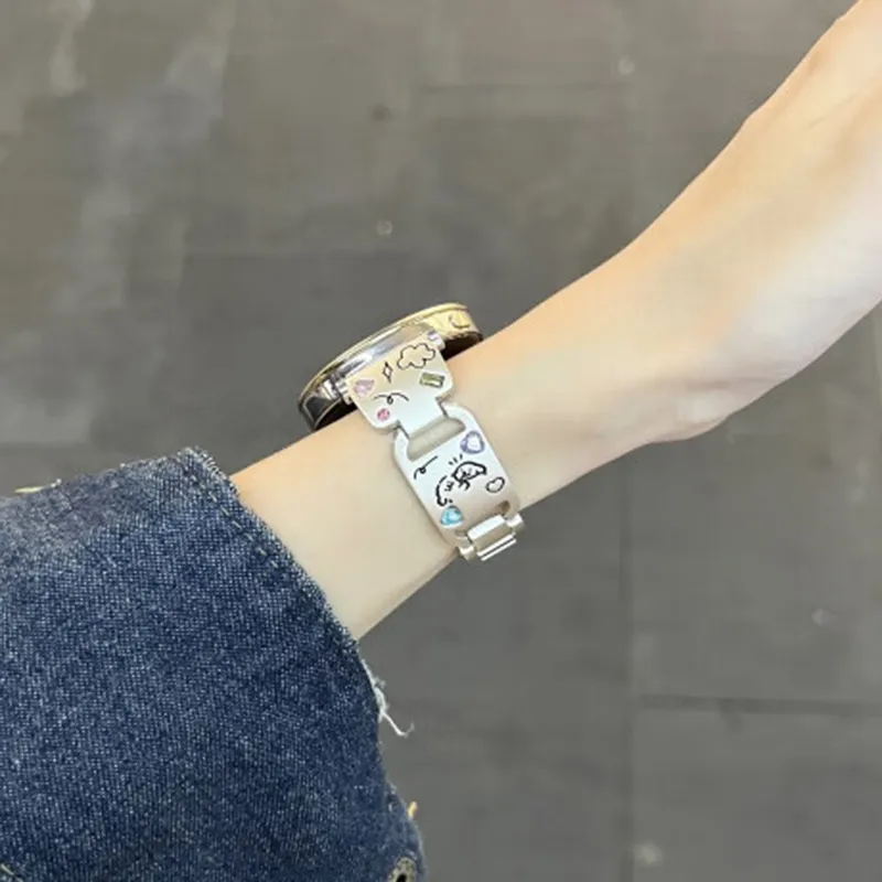 CHUANGYIDA Huawei Compatibility Watch Band 135~230mm Metal-3