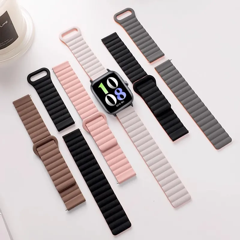 CHUANGYIDA Honor Compatibility Watch Band 145~210mm Silicone Material-2